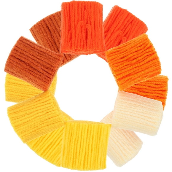 Fleece Blankets DIY Rug Latch Hook Yarn 12 Pcs Carpet Embroidery Suite Area Rugs Household Decor Home Sewing Knitting Craft