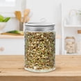 thumbnail image 2 of Sprouting Jar Lid Silver Mason Jar Home Kitchen Use 6Pcs 2.6X2.6X0.08In, 2 of 8