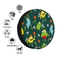 thumbnail image 5 of Bingfone Sport Monster Spare Tire Cover Weatherproof Universal Wheel Protectors For Rv Camper Travel Trailer Suv Truck-14 Inch, 5 of 9