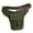 Green, variant on Modstep Women Mens Retro Waist Bag Outdoor Hiking Fanny Pack Adjustable Leather Belt Button Pocket Decoration Gift for Party Blue