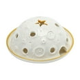 thumbnail image 2 of Ceramic Incense Burner Tray Rounded Smooth Outline Large Capacity Combustion Space Easy Wiping Clean Ornament for Home Office Study Bedroom Daily Relaxation Aromatherapy Interior Decor, 2 of 9
