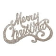 thumbnail image 2 of JWshufel Christmas Decorations Merry Christmas Letter Sign for Tree Hanging Ornament Holiday Table and Door Decoration for Indoor Display Barn Door Wooden Sign Decor Set 5.9in Gold, 2 of 5
