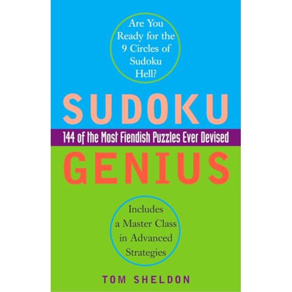 Pre-Owned Sudoku Genius: 144 of the Most Fiendish Puzzles Ever Devised, 9780452287501, 0452287502, Paperback,