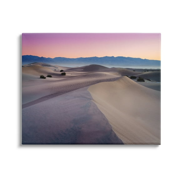 Stupell Desert Dunes Pink Sunrise Landscape Photography Gallery Wrapped Canvas Print Wall Art