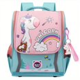 thumbnail image 3 of 1pc New Cute Dinosaur Unicorn Design Backpack With Pendants, Breathable Bucket Bag, Primary School Students Schoolbag, Cartoon Large Capacity Anti-splash Water Kindergarten Children's Backpack, 3 of 4