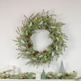 thumbnail image 2 of Northlight Frosted Pine and Pinecone Christmas Wreath 30-Inch Unlit, 2 of 4