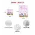 thumbnail image 7 of Easter Gnomes Bunnies Kitchen Dish Towels for Drying Dishes Set of 2, Spring Easter Eggs Floral Purple Plaid Waffle Weave Microfiber Hand Tea Bathroom Towels Quick Dry & Absorbent Towel 12x12, 7 of 7