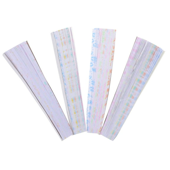 Himition 840pcs DIY Star Origami Paper Star Decorative Origami Paper Strips Crafts Paper Strips