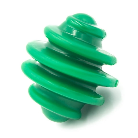 Alpha Animal Spiral Heavy Duty Dog Chew Toy & Treat Spreader - Green