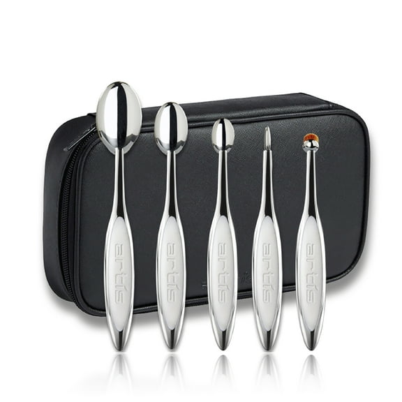 Artis Elite 5 Brush Set, Makeup Brush Set, Mirror, 4 Pc