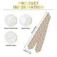 thumbnail image 3 of Logiee Peach Print Unisex Adult Graduation Stole Shawl 72" Long for Academic Commencements Shawl-Sharp Corner, 3 of 7