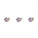 thumbnail image 5 of Sonducket Catch Clip Crystal Side Sweet Korean Hairpin Decoración Crystal Ins Hair Claw Moda Mujer Fiesta Compras Picnic Púrpura Type1 NO1, 5 of 6
