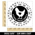 thumbnail image 2 of Egg Laid Expiration Date Calendar Self-Inking Rubber Stamp Ink Stamper - Red Ink - Large 1-1/2 Inch, 2 of 7