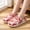 Pink, variant on Christmas Womens Slippers, Christmas Pattern Flannel Upper Slippers, Soft Memory Foam Insole, Non-Slip Indoor Slippers, Christmas Stocking Stuffers for Women, Blue, Size:46