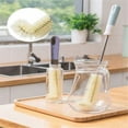 thumbnail image 2 of L-shaped Bottle Brush Cleaner with Long Handle for Washing Wine Decanter Pipes,Beer,Sport Well,Thermos,Glass and Long Narrow Neck Sport Bottles,Cup Cleanning Tools with Hanging Hooks,Purple Short,, 2 of 4