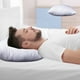 thumbnail image 4 of Cojín lumbar con núcleo de almohada de tela cepillada, marcador de posición de descanso del núcleo del cojín, 4 of 9