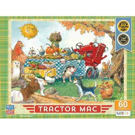 UPC: 0705988118227 | MasterPieces 60 Piece Jigsaw Puzzle – Tractor Mac Dinner Time – 14 x19