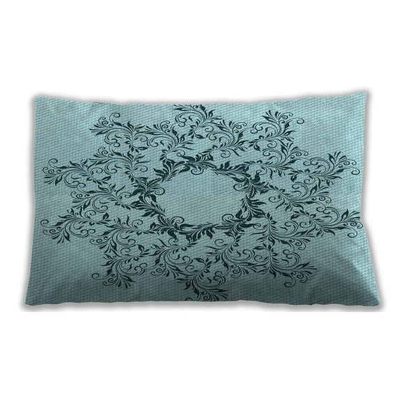 Ahgly Company Indoor Rectangular Contemporary Lumbar Throw Pillow, 13 inch by 19 inch