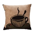 thumbnail image 2 of BiFandian Minimalist Velvet Decorative Throw Pillow, Mid-Century Modern Abstract Still Life Soft Cushions, Boho Neutral Toned Art Pillows for Home Living Room Bedroom Sofa Couch Decoration, 2 of 6