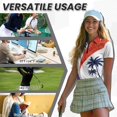 thumbnail image 7 of Binienty Fashion Palm Tree Funny Couple Golf Shirts Versatile Casual His and Hers Golf Shirts with Zip Up Collar Classic Fit Short Sleeve Athletic Tops for Golf Running Sports, 7 of 7