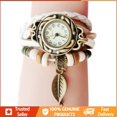 thumbnail image 2 of Reloj de cuero tejido para mujer pulsera de cuarzo analógico Gao Jiahui unisex, 2 of 2