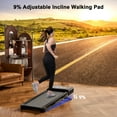 thumbnail image 6 of Walking Pad with Auto Incline for Home Office, Under Desk Treadmill with Double Shock Absorption, Walking Treadmill Pad with Smart APP & Remote Control, 300lbs Weight Capacity, 6 of 6