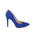 thumbnail image 2 of New Women Qupid Milia-01 Suede Pointy Toe Single Sole Classic Stiletto Pump Size, 2 of 5