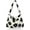 White Flower, variant on Fluffy Furry Tote Bag Large Fuzzy Cute Plush Bag Women Girl Faux Fur Shoulder Handbag Purse for Autumn and Winter