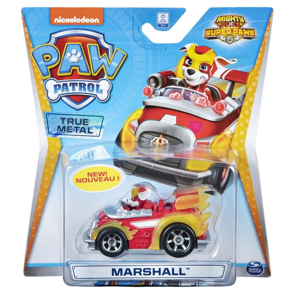 Paw Patrol Marshall Mighty Super Paws Diecast Car 1:55 Scale