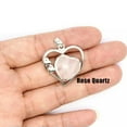 thumbnail image 7 of Natural Chakra Love Heart Crystal Stone Quartz Pendant Necklace Jewelry Healing, 7 of 7