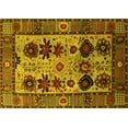 thumbnail image 1 of Ahgly Company Indoor Rectangle Oriental Yellow Industrial Area Rugs, 6' x 9', 1 of 4