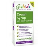Gaia Kids Bronchial Wellness Alcohol-Free Liquid, Lemon, 3 Fl Oz
