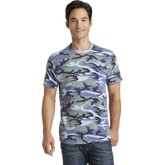 Camiseta de camuflaje de algod?n Core de Port & Company?. PC54C Puerto & Compa??a PC54C