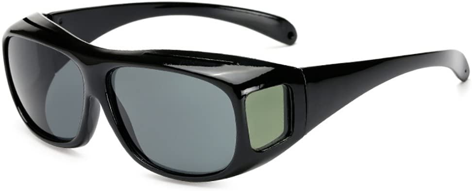 shiny Black plastic frm w/ ambor ploy carbon lense 100%UV400 Wrap around Goggle