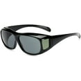 thumbnail image 1 of UV400 Night Vision Goggles Fit Over Prescription Glasses Wrap Arounds Sunglasses Driving Protection, 1 of 5