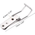 thumbnail image 2 of Lever Latch Clasp 2.87 inch Iron Spring Loaded Toggle Latch Lock Staple Clip for Trunk Case Box Trunk 4Pcs, 2 of 2