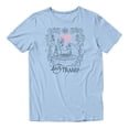 thumbnail image 2 of Disney Lady And The Tramp Men's Love Spaghetti Night T-Shirt (Light Blue, S-XXXL), 2 of 4
