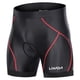 thumbnail image 3 of Pantalones cortos acolchados para bicicleta Lixada para hombre con puños antideslizantes para las pi Lixada Bermudas, 3 of 7
