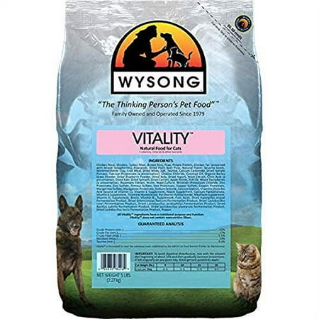 UPC: 0085835981069 | wysong vitality adult feline formula dry diet cat food – 5 pound bag