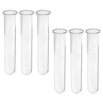 ULTNICE Transparent Glass Tube Vases for Plant Propagation and Home Decor 6pcs Sturdy