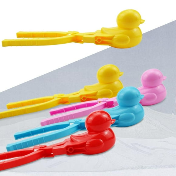 Clip para de nieve dibujos animados, modelo de arena para nieve, herramienta para jugar libre para niño adultos Amarillo Yotijar Clip de la fabricante de bolas de nieve