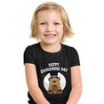 thumbnail image 5 of Happy Groundhog Day Kids Shirt Woodchuck Toddler Infant Kids T-Shirt 12M Gray, 5 of 5