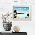 thumbnail image 4 of Designs ByLITA Clearwater Beach Florida, 8 x 10 Wooden Wall Print (Framed) | Multiple Frame Options | Stylish Retro Famous US Beach Art, 4 of 5