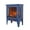 Aqua Blue, variant on Indoor Fireplaces 18 inch 3D Flame Electric Infrared Quartz Fireplace Stove with remote control,Gas Indoor Fireplaces