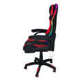 thumbnail image 4 of Silla Gamer Led RGB Ergonomica con Masajeador, descansa pies, reclinable y cabecera Rojo con Negro, 4 of 8