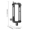 thumbnail image 2 of For Insta360 X3 PULUZ Metal Protective Cage Rig Housing Frame with Expand Cold Shoe Base & Tripod, 2 of 8