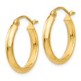 thumbnail image 2 of 14K Yellow Gold Earring Hoop Women'S 18 mm Polished, 2 of 4