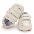 thumbnail image 2 of Cute Baby Unisex PU Leather Non-slip Soft Soled Hook Shoes Sneakers 0-18months, 2 of 5