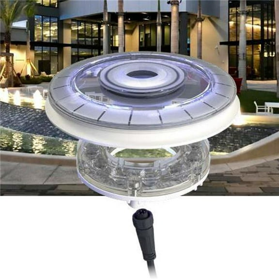 Pal Lighting 64EGBCGS80 80 ft. Cord Even Glow LED Bubbler for Gunite & Concrete Pools, Multi Color