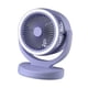 thumbnail image 4 of Ventilador de mesa circulador de aire con escritorio ligero, ventilador Personal de rotación de 360  degree, ventilador portátil para tienda, dormitorio, ho, 4 of 9